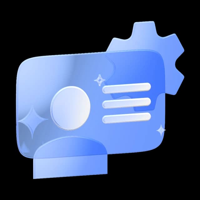 Digital identity management icon