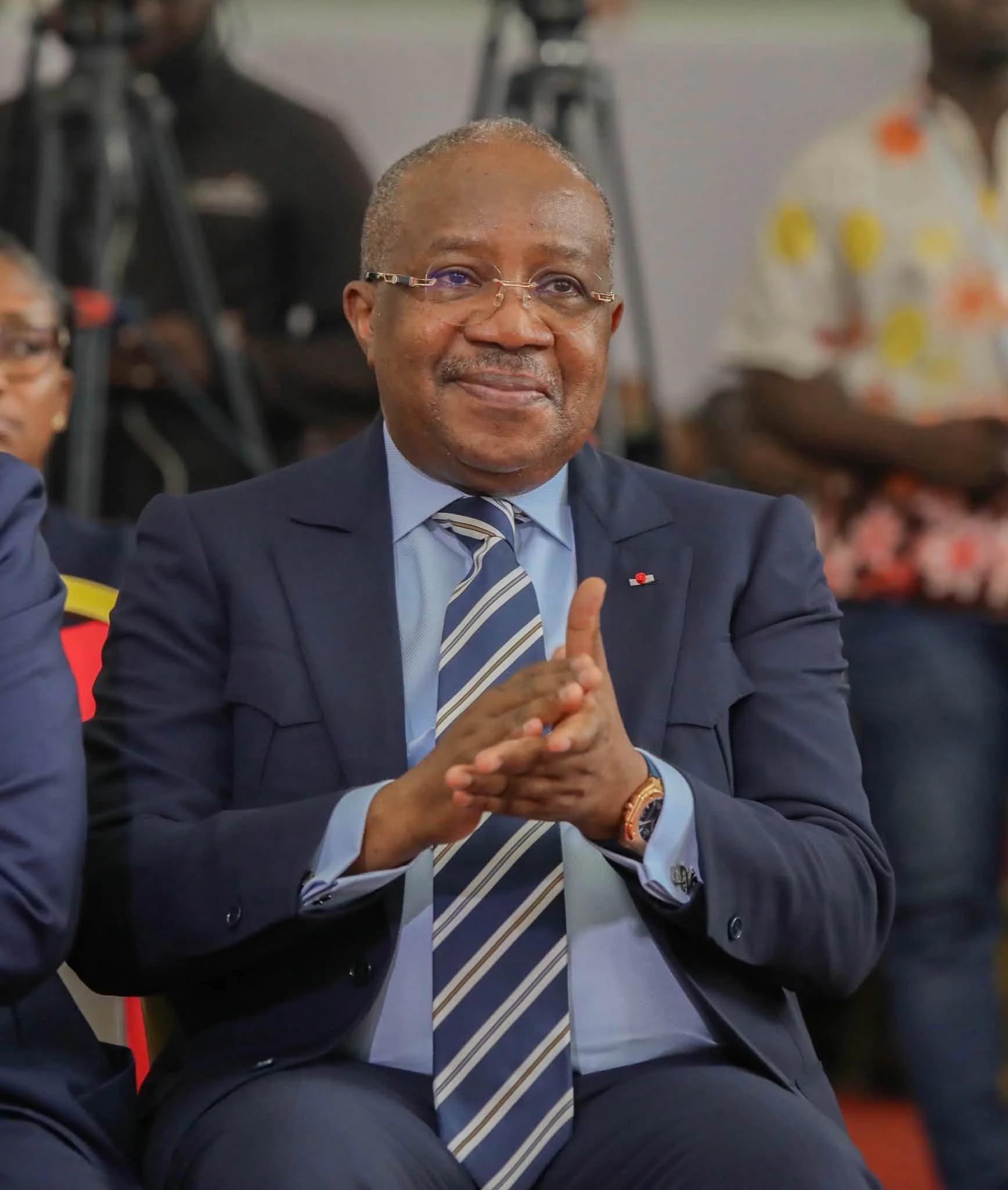 M. Jean Sansan Kambilé, Garde des Sceaux, dans l'assistance
