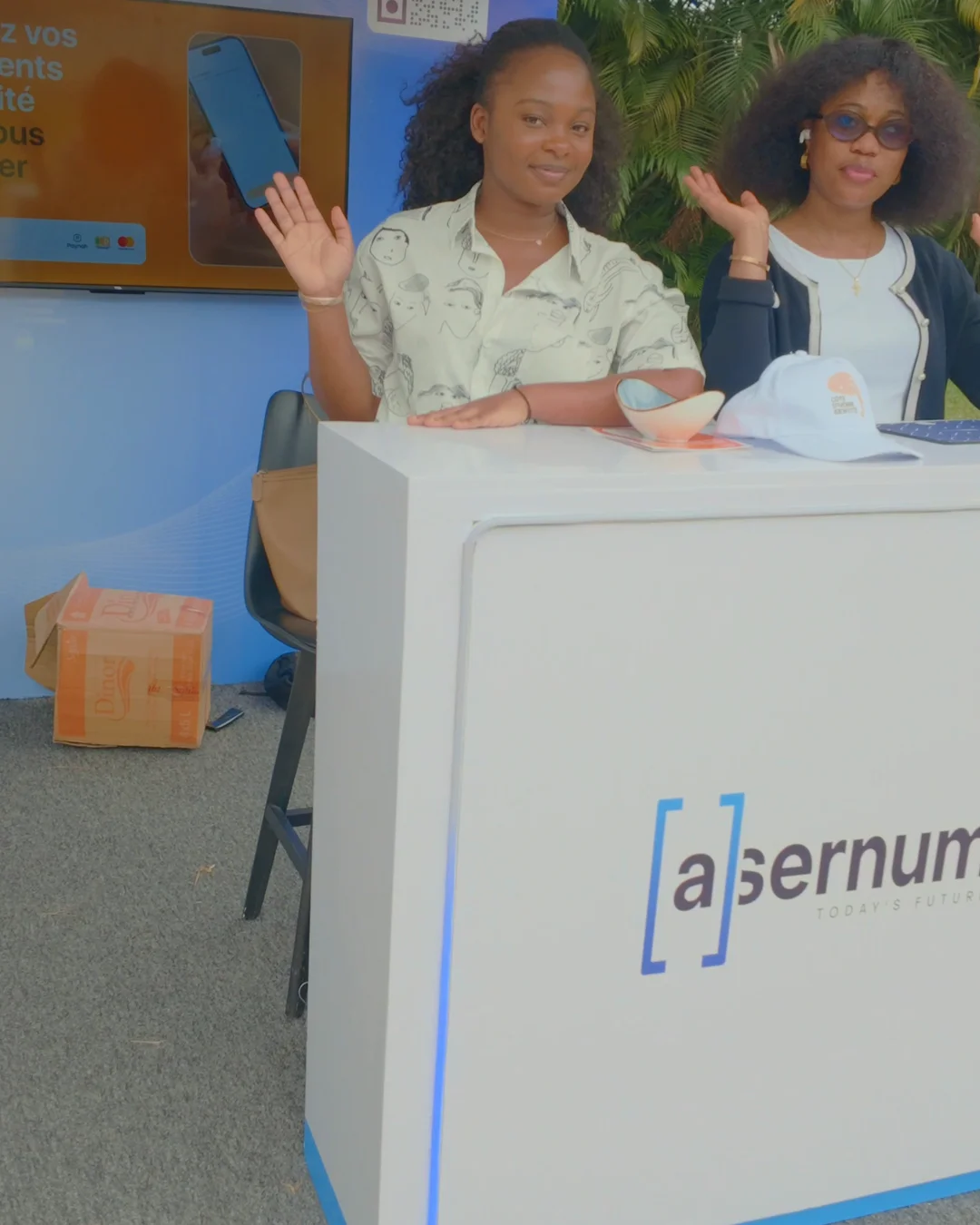 A equipa no stand da Asernum no ID DAY 2026